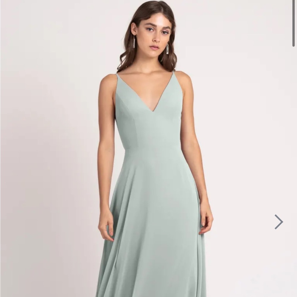 Jenny Yoo Dani dress (color Morning Mist)